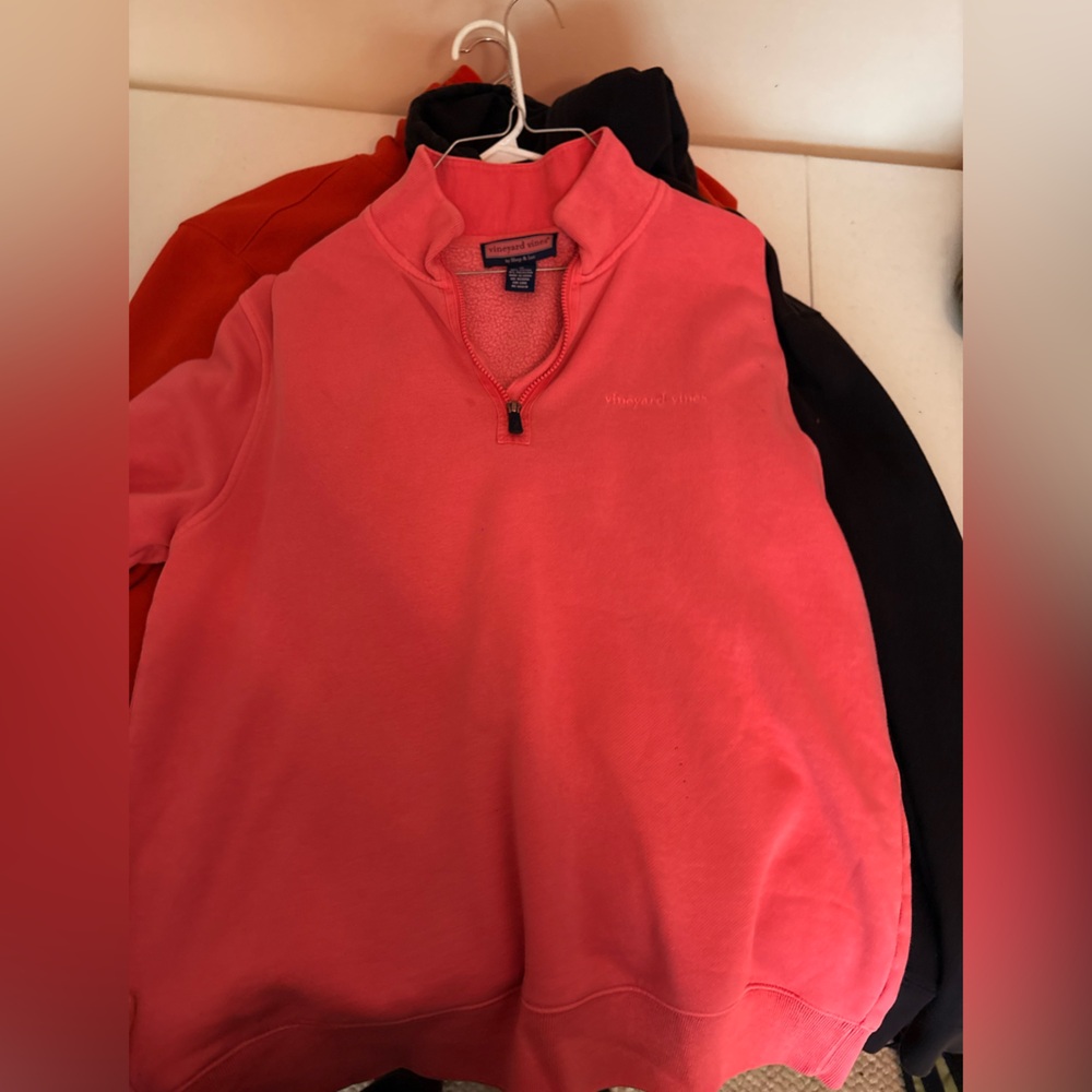 Vineyard Vines Red Pullover